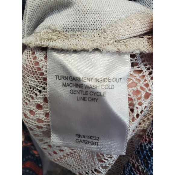 Alfred Dunner Woman Studded Paisley Lace Back Knit Tunic Size 1X - Picture 7 of 7